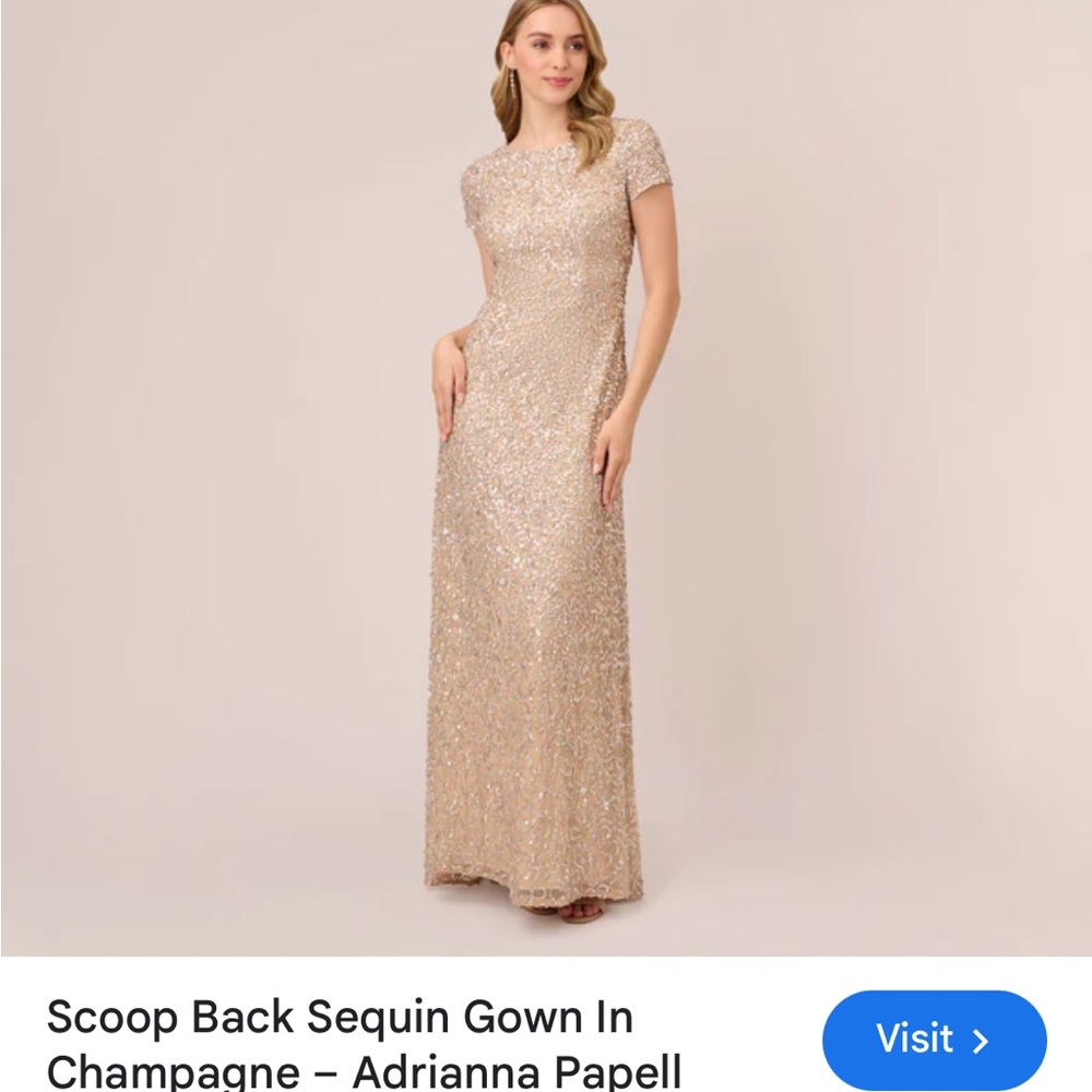 Adrianna Papell dress only worn once !!